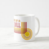 "私はちょっと大きいディル"のPickleballのマグです コーヒーマグカップ (正面右)