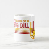 "私はちょっと大きいディル"のPickleballのマグです コーヒーマグカップ (中央)