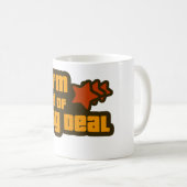 私はちょっと大事です コーヒーマグカップ (正面右)