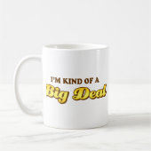 私はちょっと大事です コーヒーマグカップ (左)