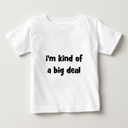私はちょっと大事です ベビーTシャツ (正面)