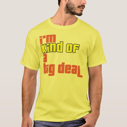 私はちょっと大事です Tシャツ (正面)