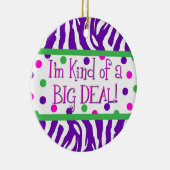 私はちょっと大事のオーナメントです セラミックオーナメント (右)