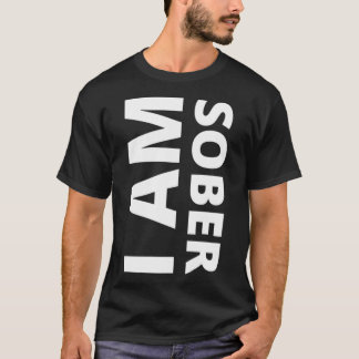 私はっきりしたは回復のための冷静なデザインであるSober Annvers Tシャツ