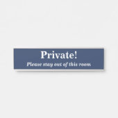 「私はっきりした立！」 ドアサイン サインプレート (正面)