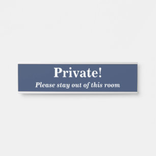 「私はっきりした立！」 ドアサイン サインプレート