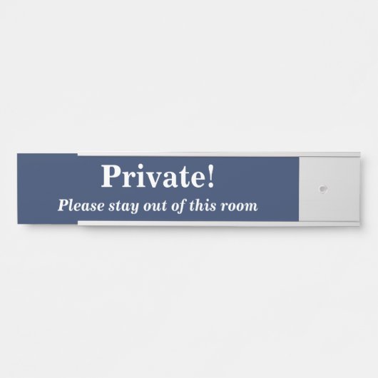 「私はっきりした立!」 ドアサイン サインプレート (正面)