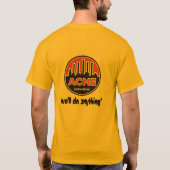 私はつきまとっていません Tシャツ (裏面)