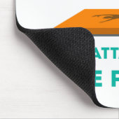 私はつまずきませんでした マウスパッド (コーナー)