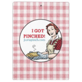 私はつままれたクリップボードを得ました クリップボード (裏面)