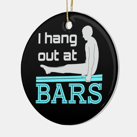 私はつるバーメンズ体操ボーイ体操選手 セラミックオーナメント (左)