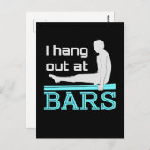 私はつるバーメンズ体操ボーイ体操選手 ポストカード (正面/裏面)