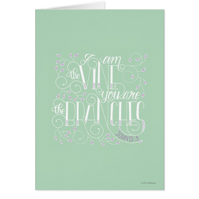 私はつる植物です。 枝です (正面)