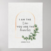 私はつる植物聖句 ポスター (正面)