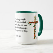 私はつる植物- 15のozのマグです マグカップ (正面右)