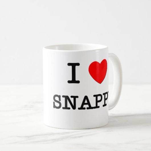 私はてきぱきとしている愛します コーヒーマグカップ (正面右)