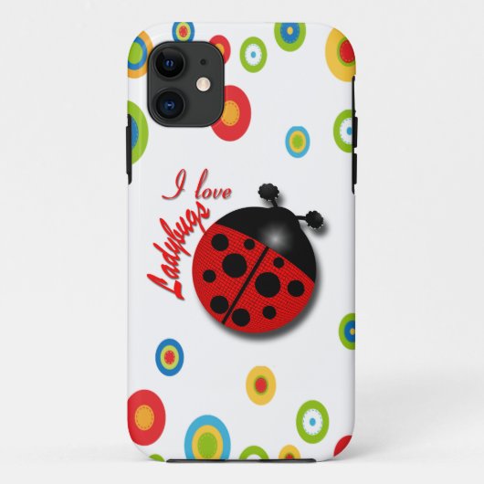 私はてんとう虫を愛します Case-Mate iPhoneケース (裏面)