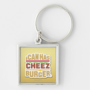 私はできます持っていますCheezburger (影)を キーホルダー