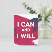 私はできるし、私はやる ポストカード (スタンド正面)