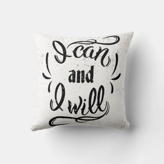 私はでき、 クッション (裏面)