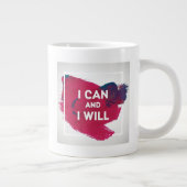 私はでき、 ジャンボコーヒーマグカップ (右)