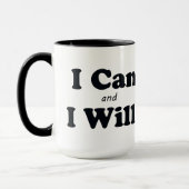 私はでき、 マグカップ (左)