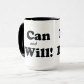 私はでき、 マグカップ (正面左)