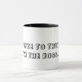 私はですボス…私を考えるのを好みます マグカップ (中央)