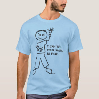 私はです偽造品あなたの腕時計を言ってもいいです。 銀のTシャツ Tシャツ