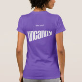 私はです宇宙のユニコーンのTシャツ(暗い色) Tシャツ (裏面)