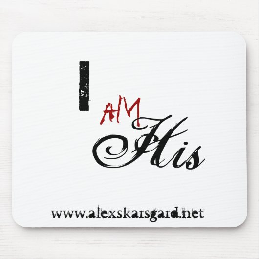 "私はです彼の…" mousepad マウスパッド (正面)