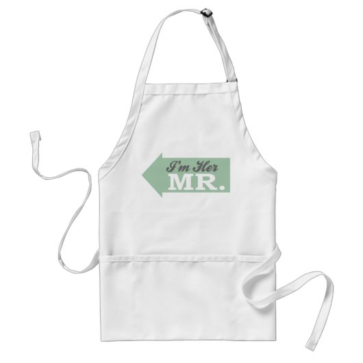 私はです彼女の氏(緑の矢) スタンダードエプロン (正面)