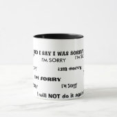 "私はです残念な"マグ" マグカップ (中央)