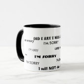 "私はです残念な"マグ" マグカップ (正面左)