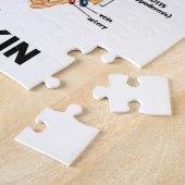 私はです私の皮(皮膚層)で快適 ジグソーパズル (側面)