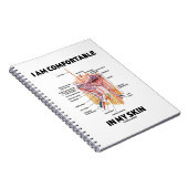 私はです私の皮(皮膚層)で快適 ノートブック (右側)