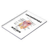 私はです私の皮(皮膚層)で快適 ノートブック (左側)