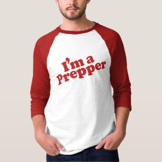 私はですPrepperの男性Tシャツ(長袖) Tシャツ