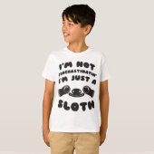 私はで私ですちょうど怠惰先延ばしにしません Tシャツ (正面フル)