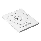 私はとても卵を返される ノートパッド (アングル)