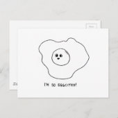 私はとても卵を返される ポストカード (正面/裏面)