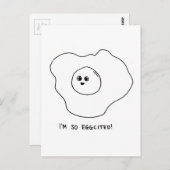 私はとても卵を返される ポストカード (正面/裏面)