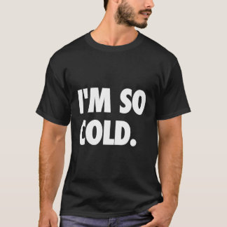 私はとても寒いセーター天気ラウンジ衣服 Tシャツ