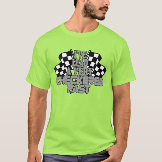 私はとても市松模様に過去だ Tシャツ (正面)