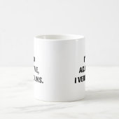 私はとても形容詞だ コーヒーマグカップ (中央)