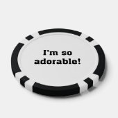 私はとても愛らしい ポーカーチップ (シングル)