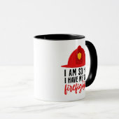 私はとても暑いので自分の消防士がいる マグカップ (正面右)