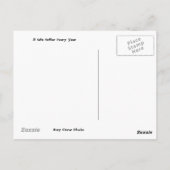 私はとても暑い ポストカード (裏面)