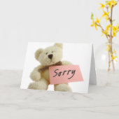 私はとても残念です カード (黄色い花)