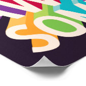 私はとても素晴らしヴィンテージ感動的引用文 ポスター (角)